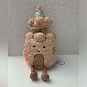 Authentic NWT Jellycat Sandcastle beach toy plush animal LAST ONE cute retired